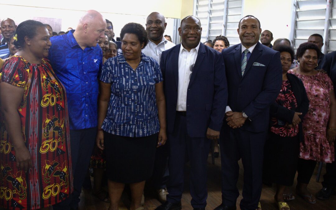 FRONT LINE WORKERS ON POLIO VACCINATION CAMPAIGN IN THE NATIONAL CAPITAL DISTRICT & PAPUA NEW GUINEA ARE ACKNOWLEDGE BY NEW ZEALAND’S PRIME MINISTER